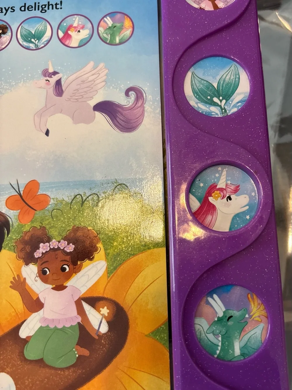 Source Unknown Pink & Purple My Magical Soundbook - Unicorn Sound Book